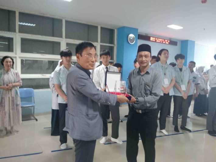Begini Keseruan Student Exchange Siswa Korea Selatan di Spemma Pucang Surabaya