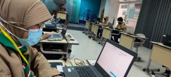 ANBK saat Pandemi, Siswa Spemma Bawa Laptop Masing-Masing